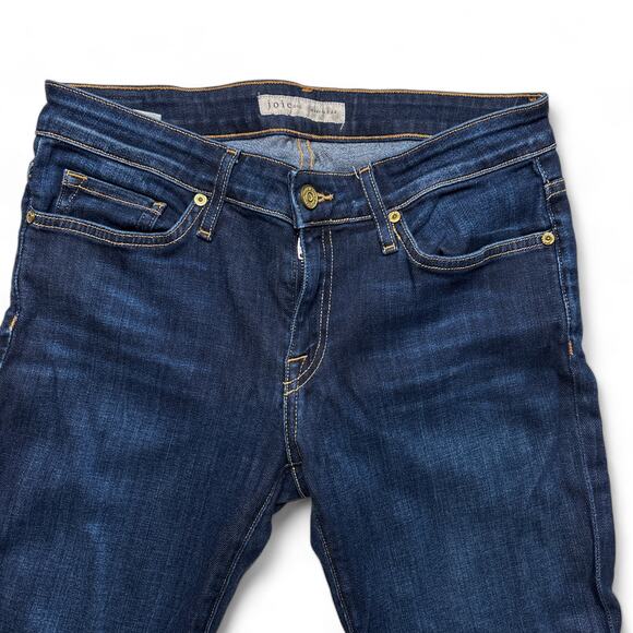 Joie Mid-Rise Skinny Jeans Dark Blue Ravine Womens 27 - Picture 4 of 11